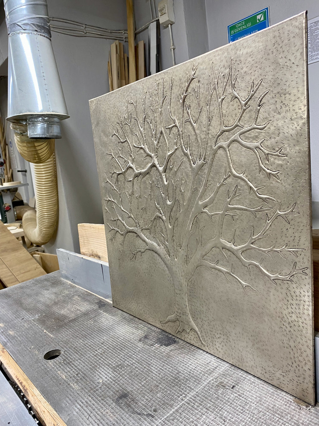 Ancient Tree Copper Backsplash