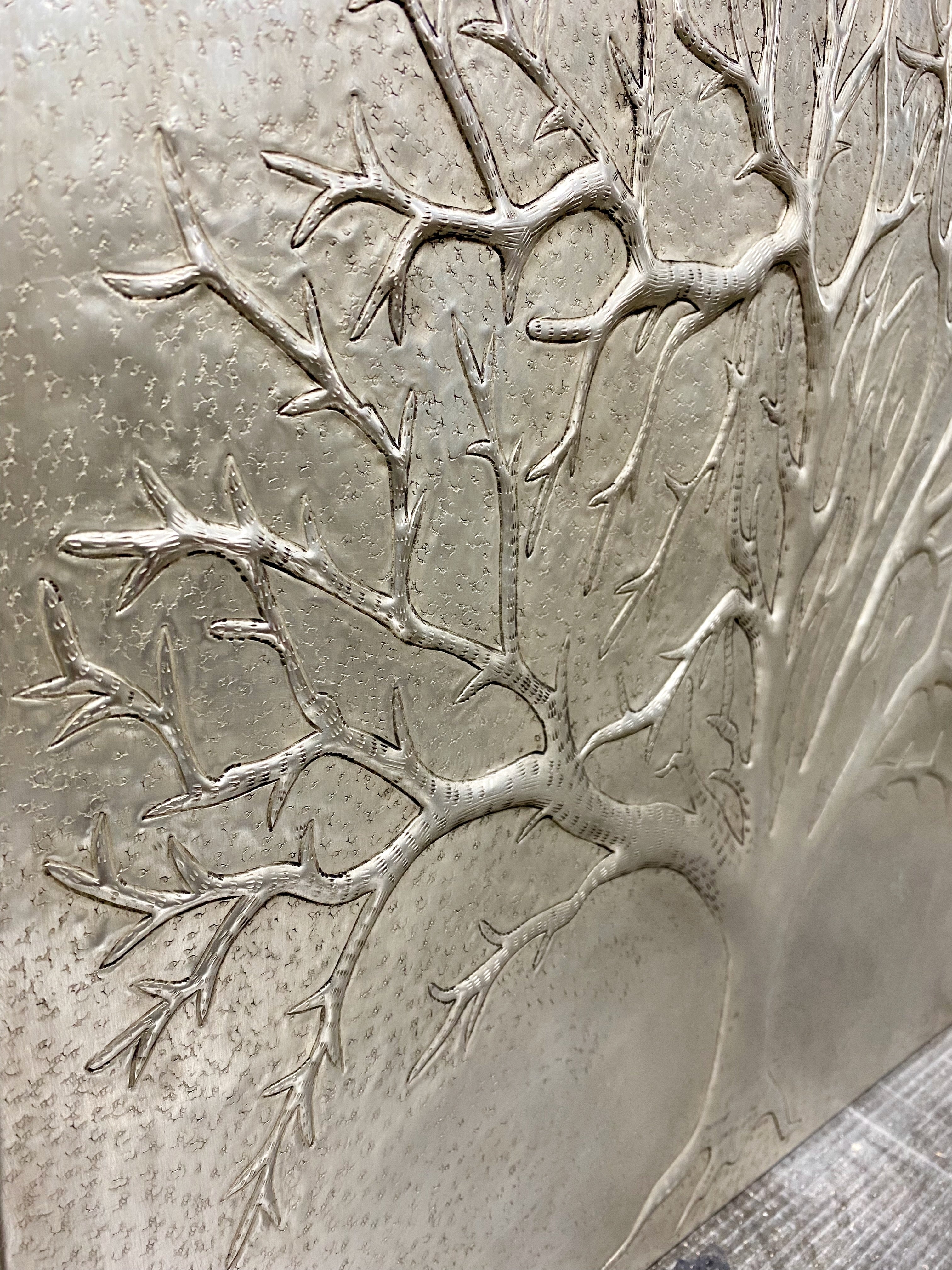 Ancient Tree Copper Backsplash