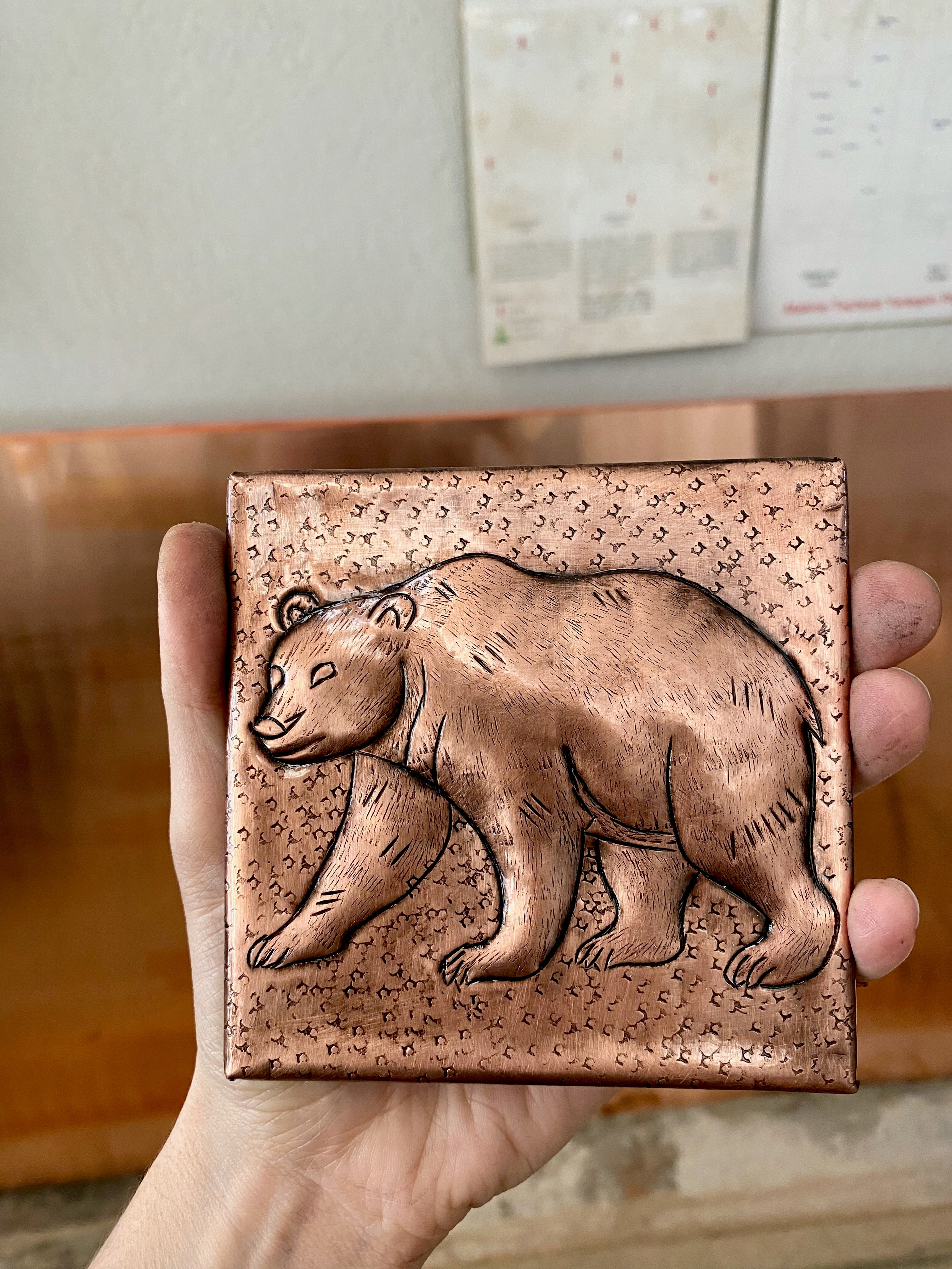 6×6 Copper Backsplash Tiles – Custom Design