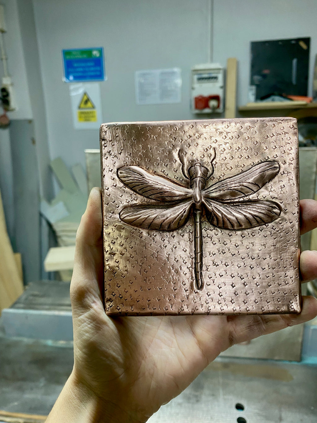 6×6 Copper Backsplash Tiles – Custom Design