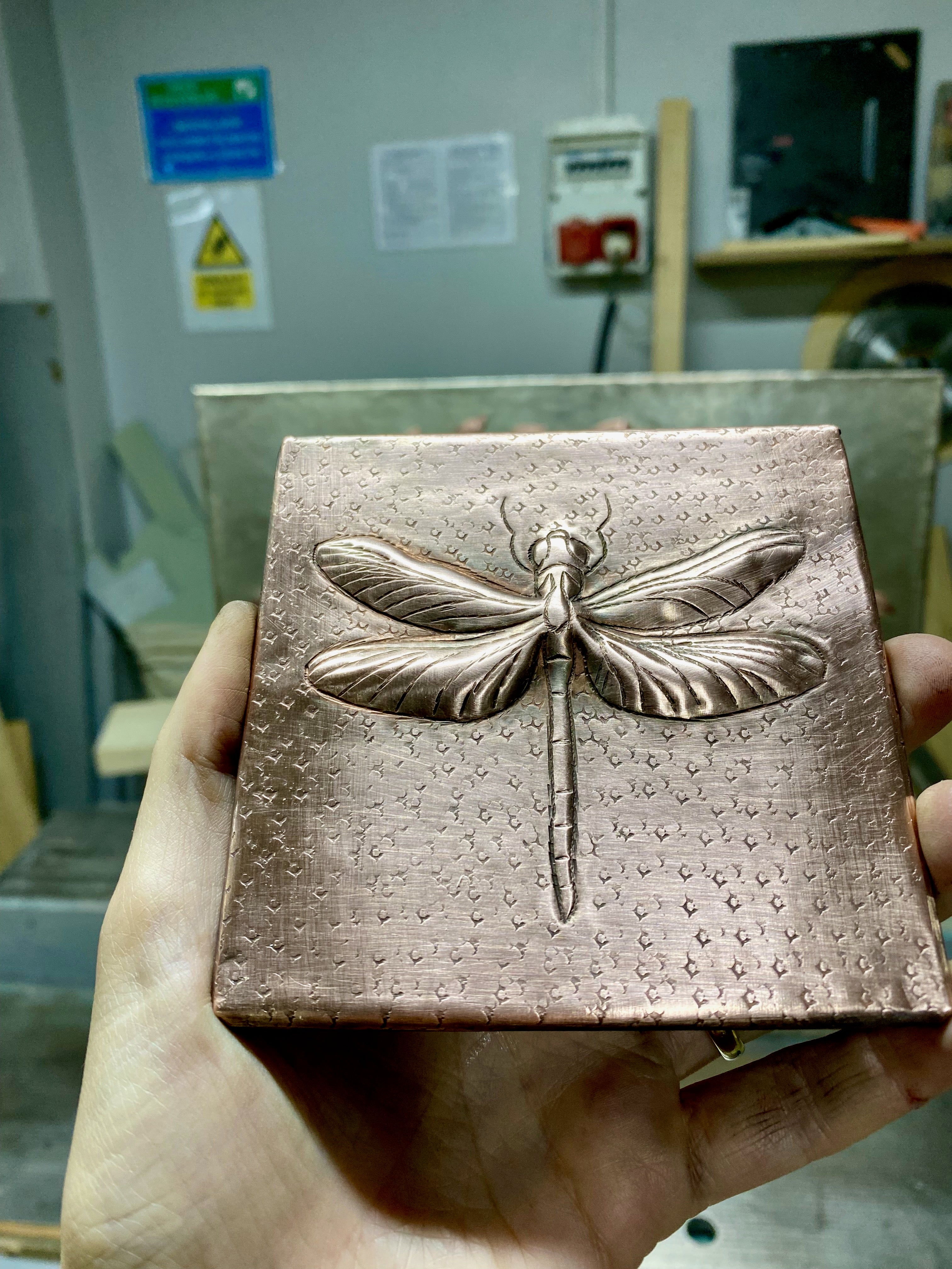 6×6 Copper Backsplash Tiles – Custom Design