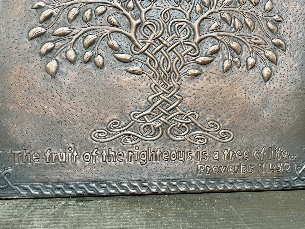 Celtic Tree of Life Copper Backsplash