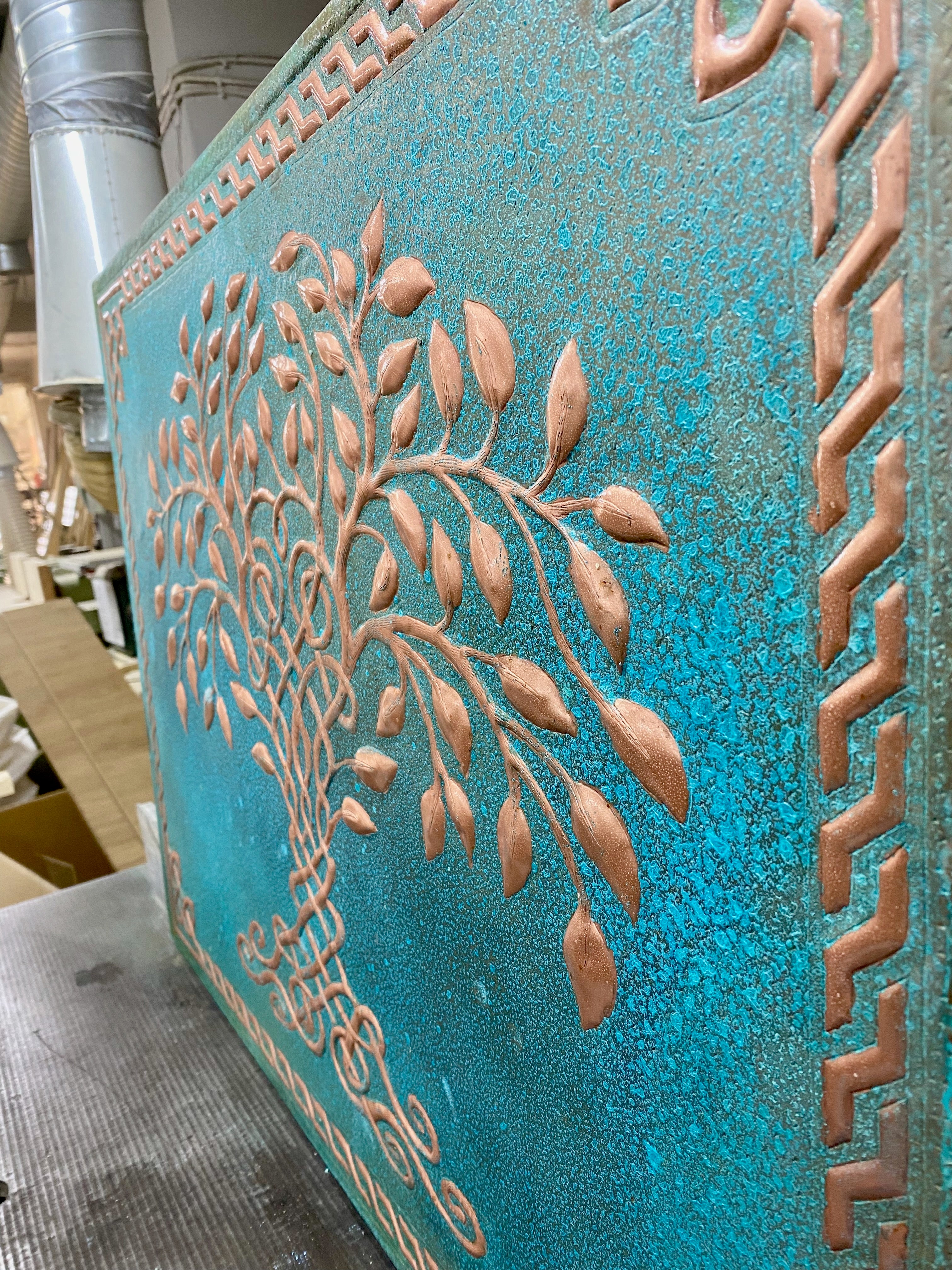 Celtic Tree of Life Copper Backsplash