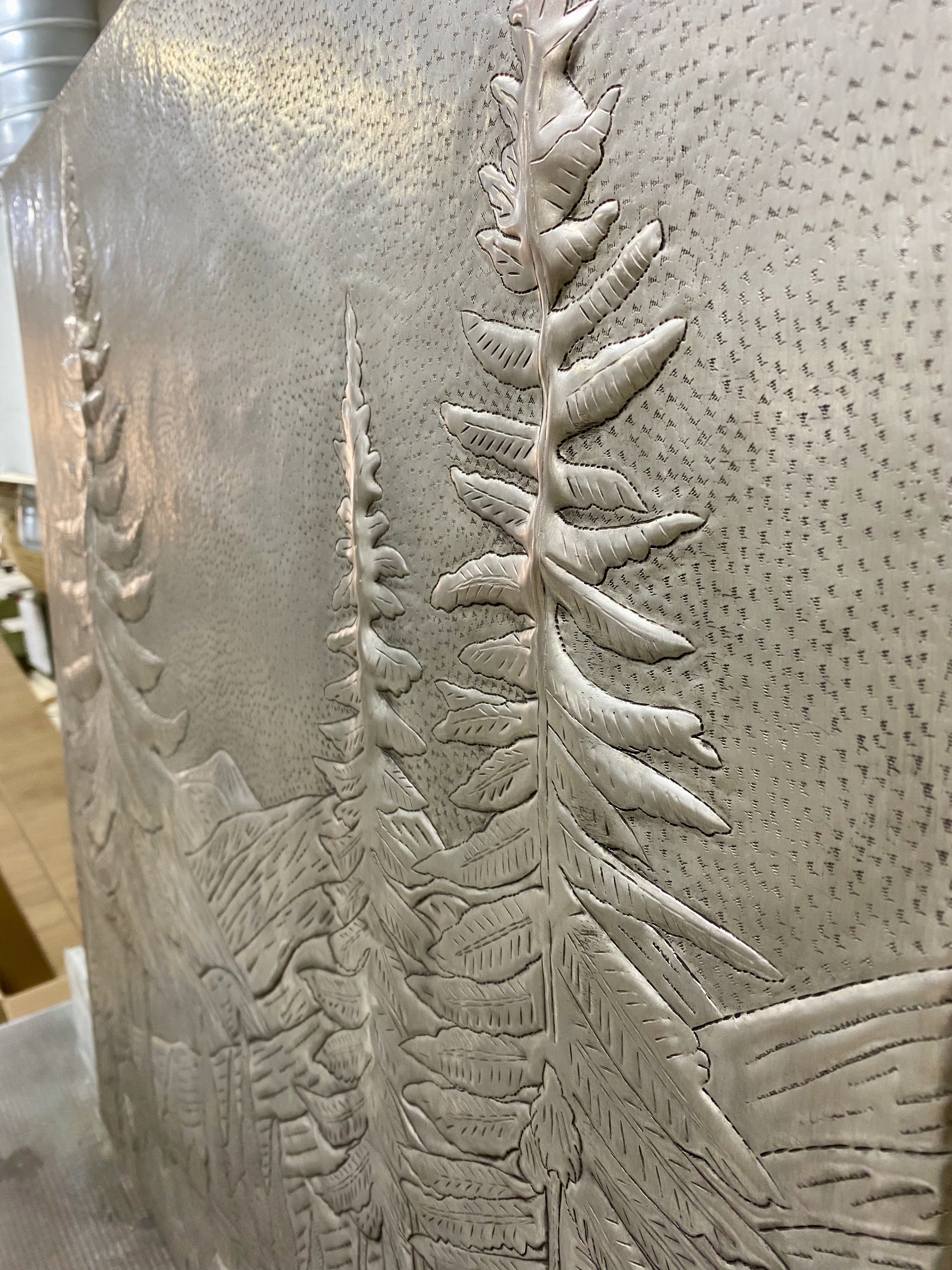 Mountain Pines Copper Backsplash