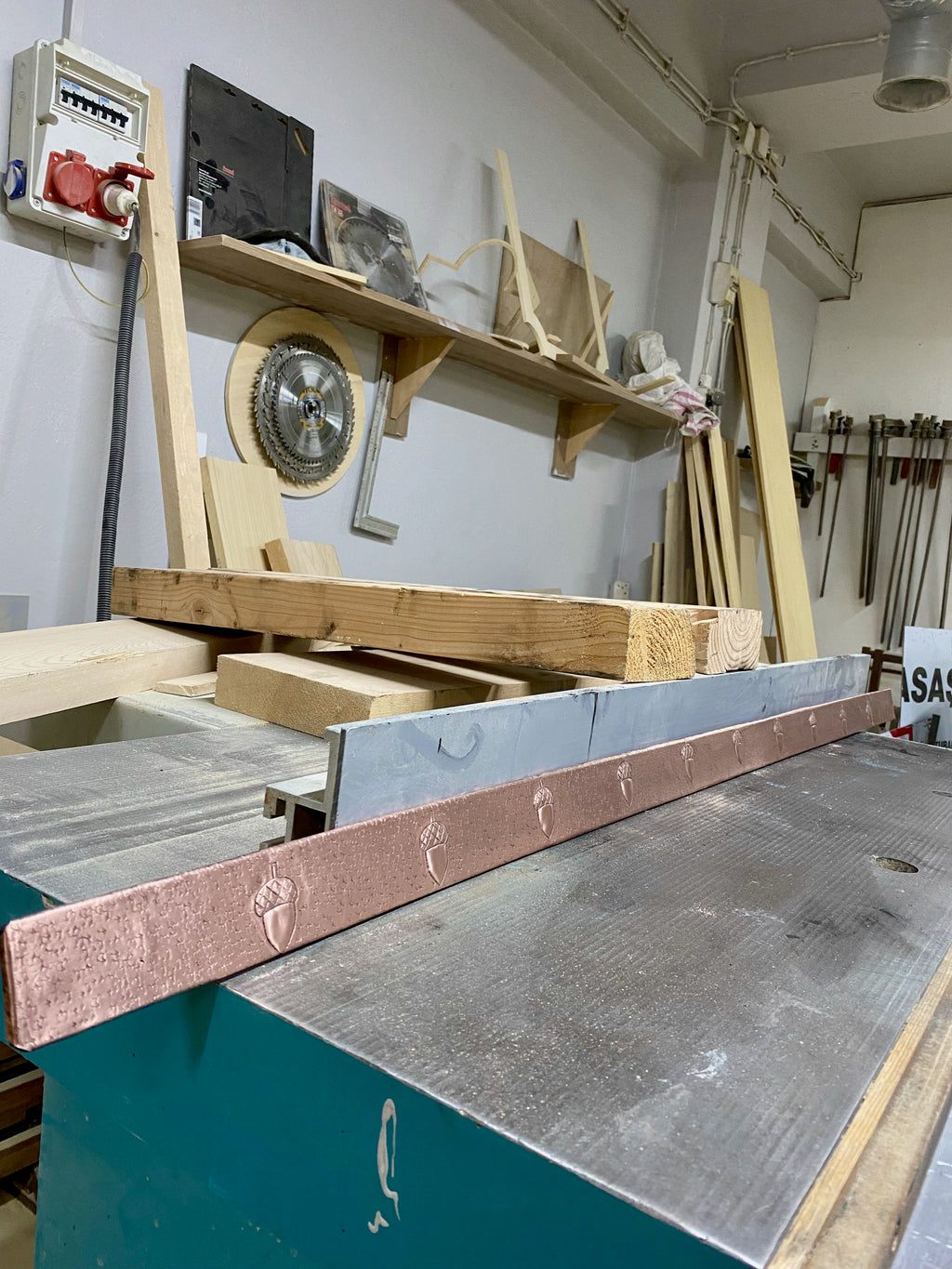 Copper Backsplash Trim Strip (Design Options, Custom Size)