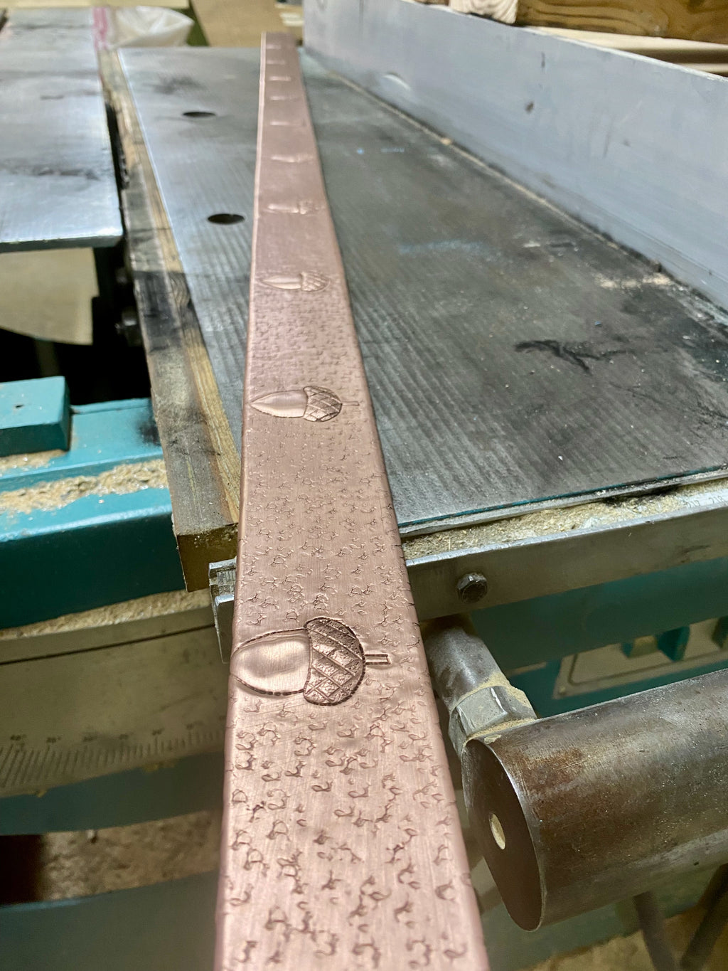 Copper Backsplash Trim Strip (Design Options, Custom Size)