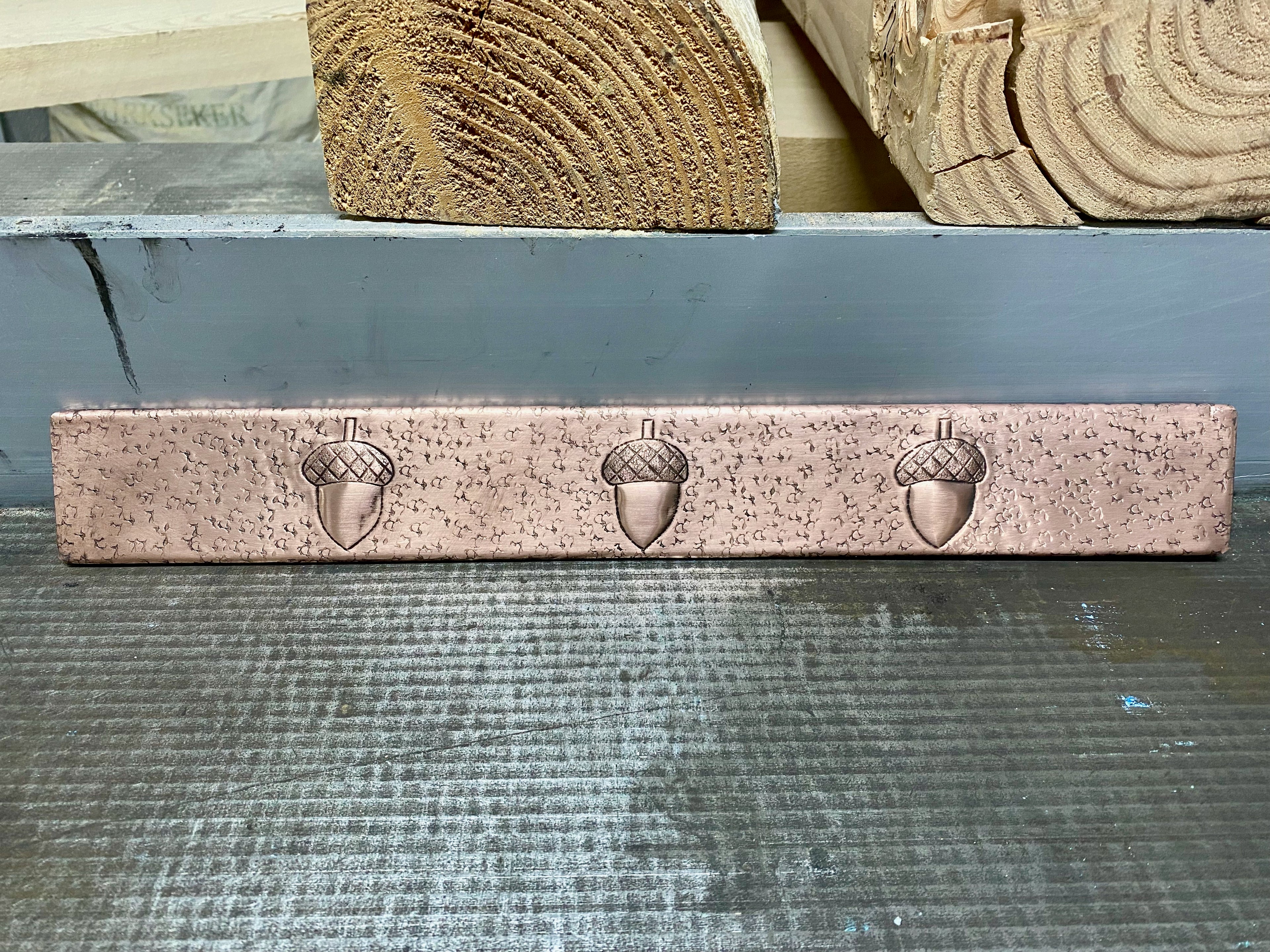 Copper Backsplash Trim Strip (Design Options, Custom Size)