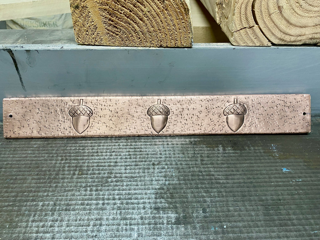Copper Backsplash Trim Strip (Design Options, Custom Size)