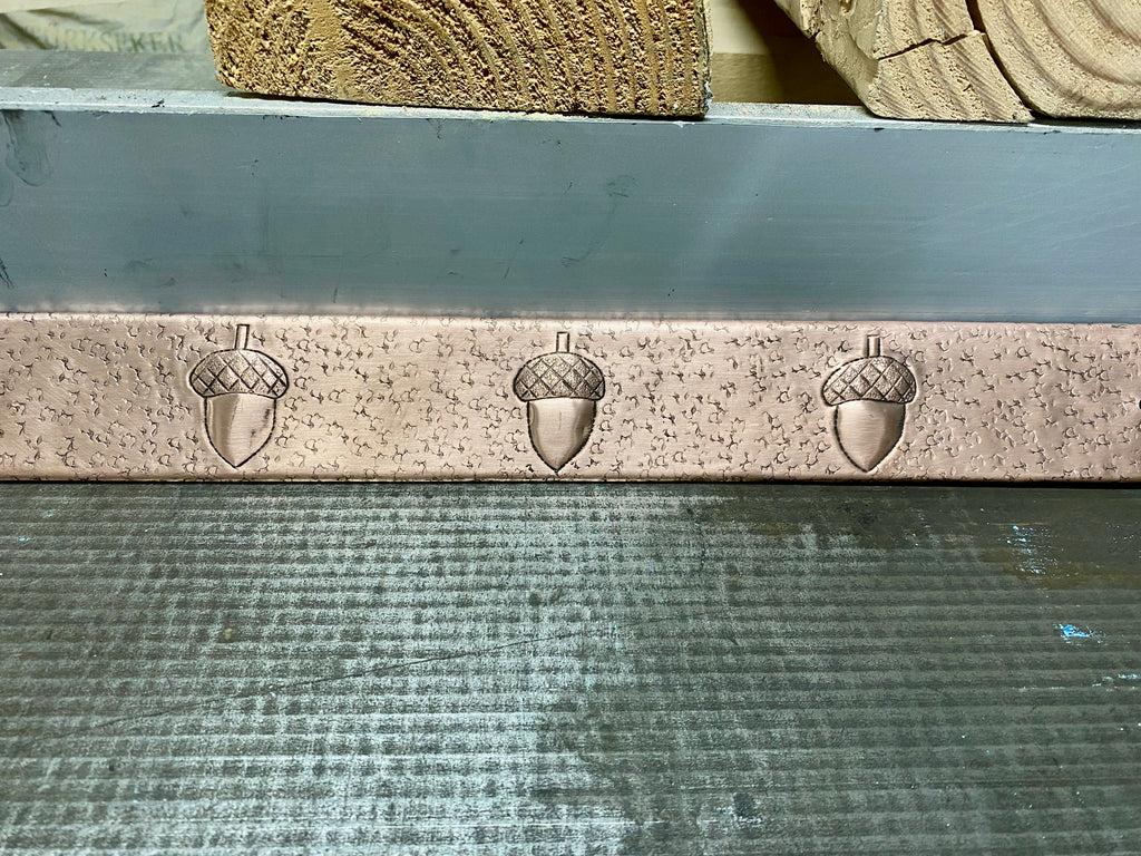 Copper Backsplash Trim Strip (Design Options, Custom Size)