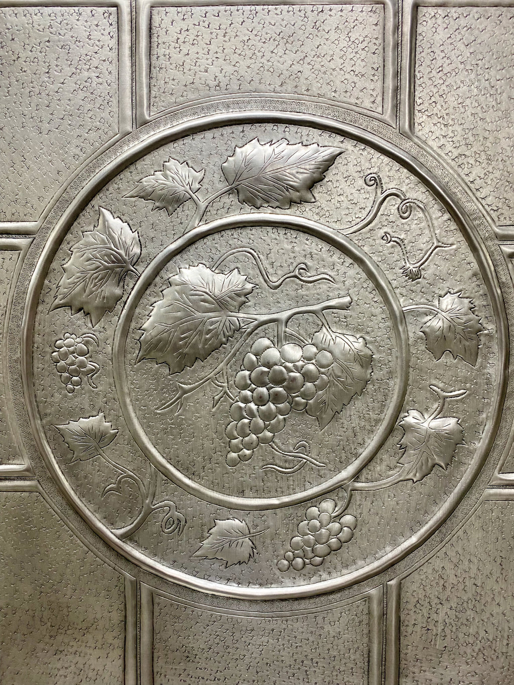 Grapevine Medallion Copper Backsplash