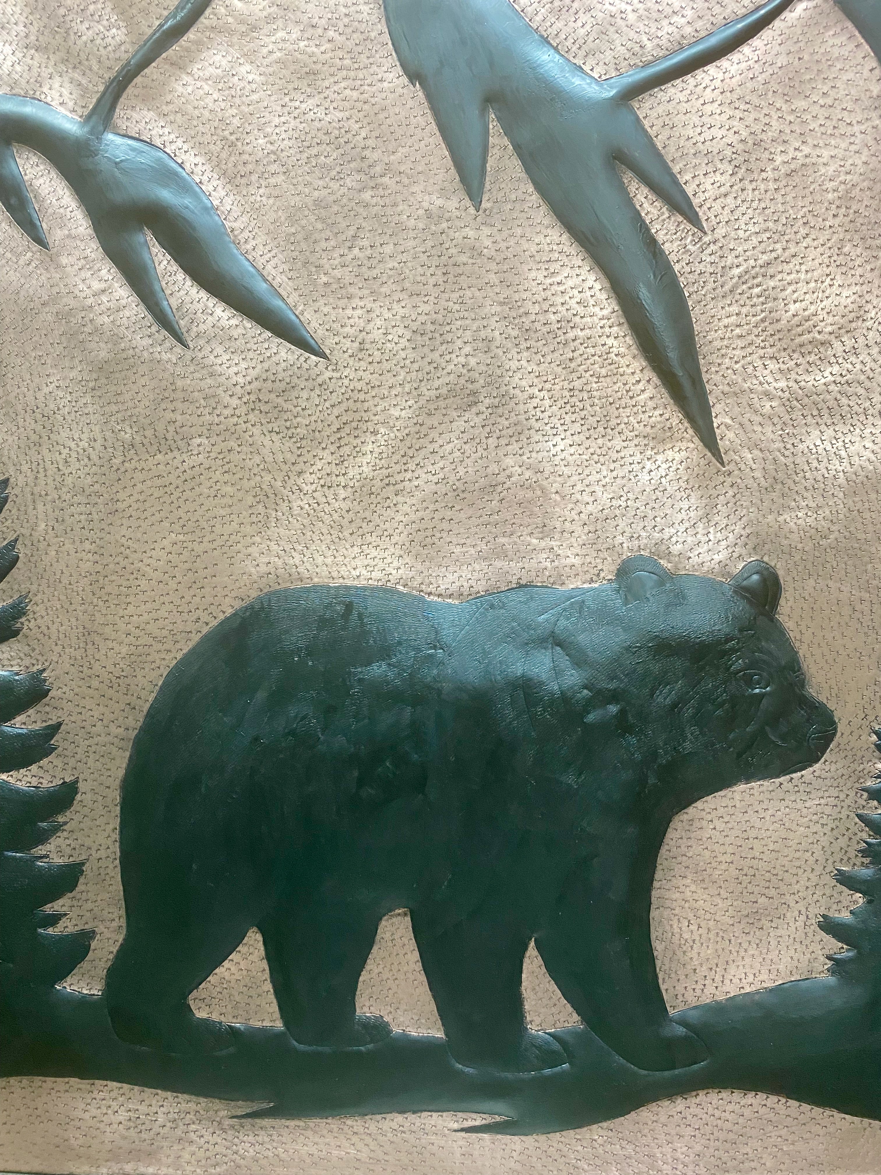 Mountain Bear Copper Backsplash