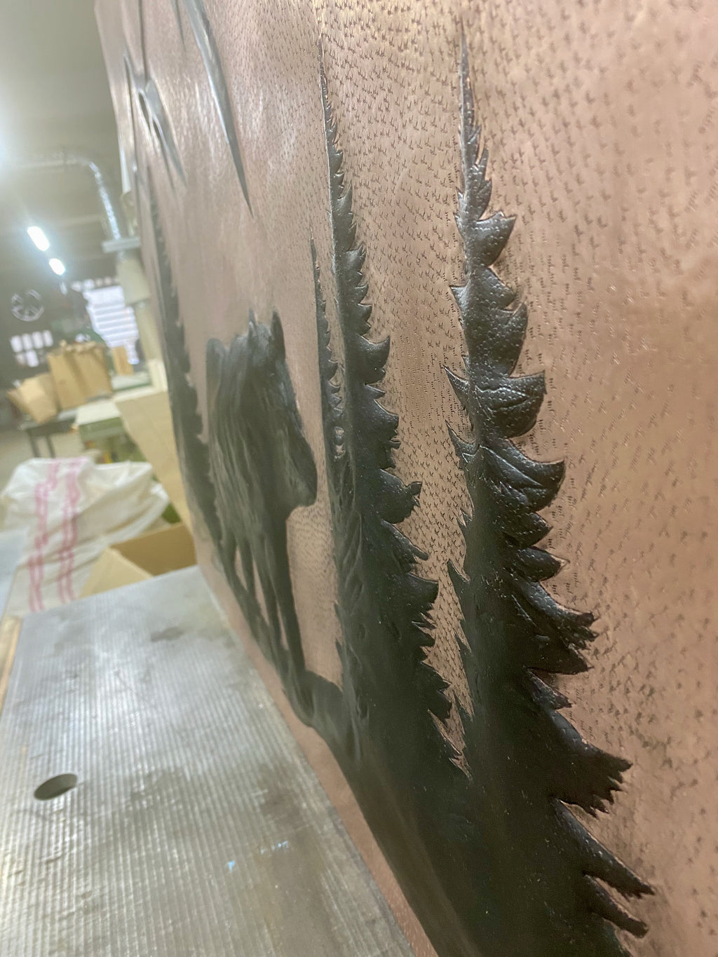 Mountain Bear Copper Backsplash