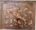 Italian Food Map Copper Backsplash