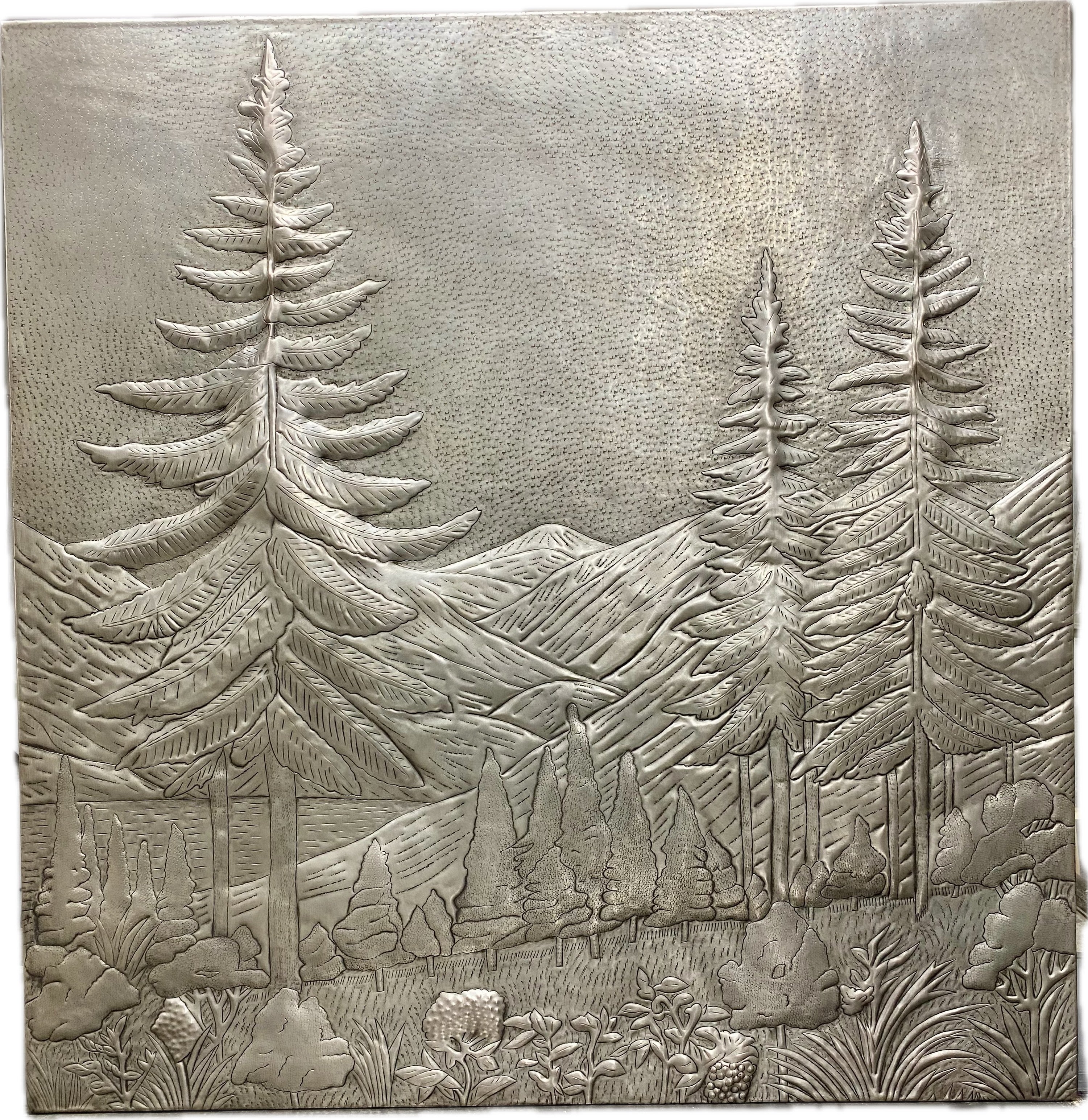 Mountain Pines Copper Backsplash