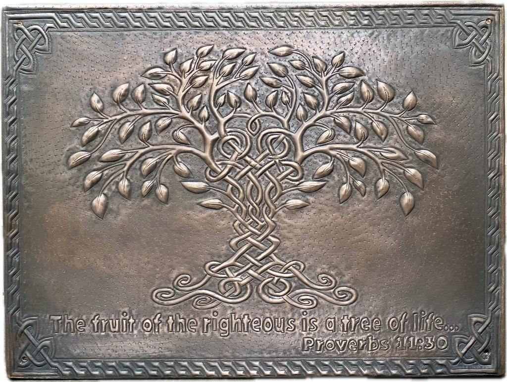 Celtic Tree of Life Copper Backsplash