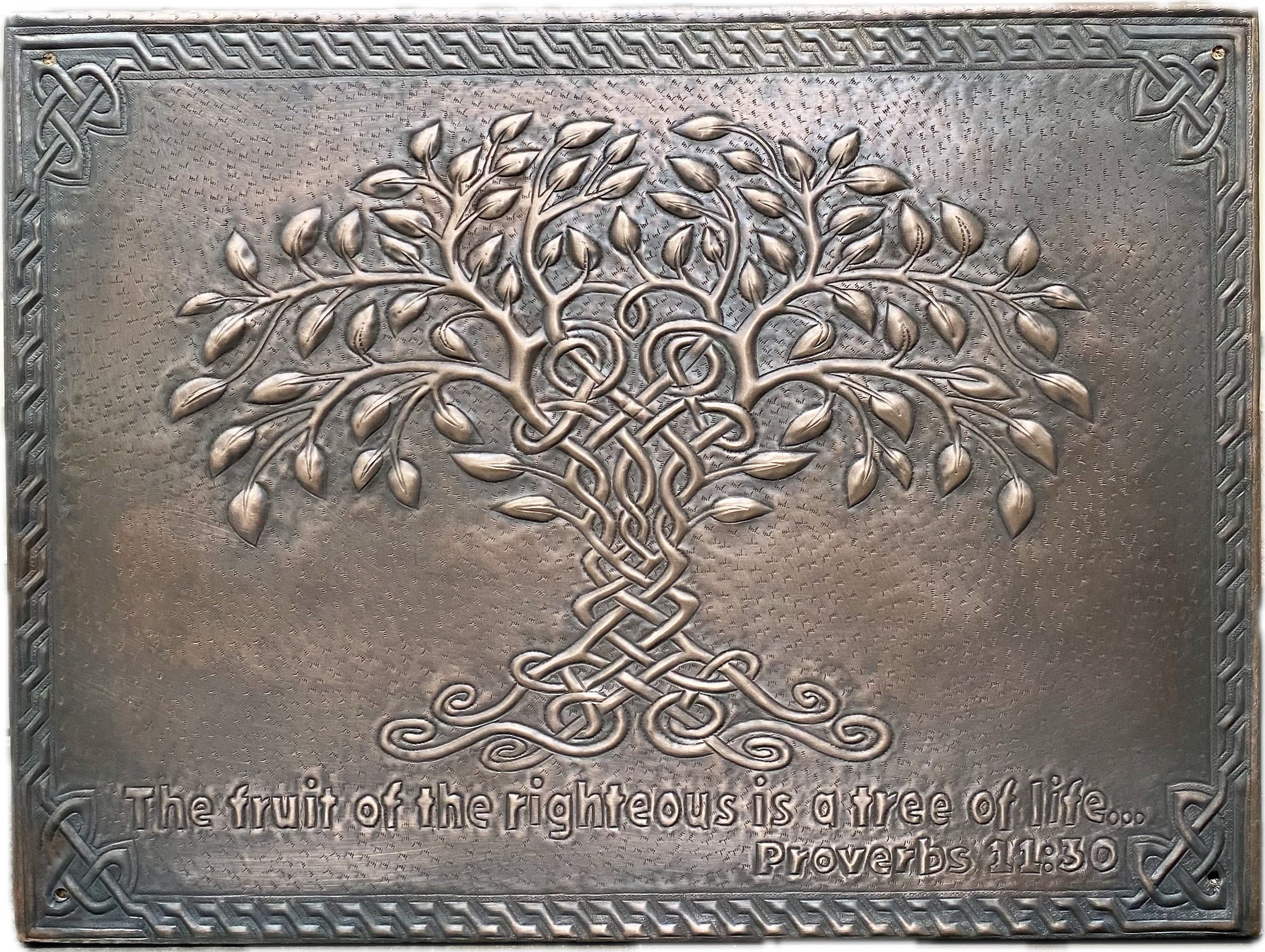Celtic Tree of Life Copper Backsplash