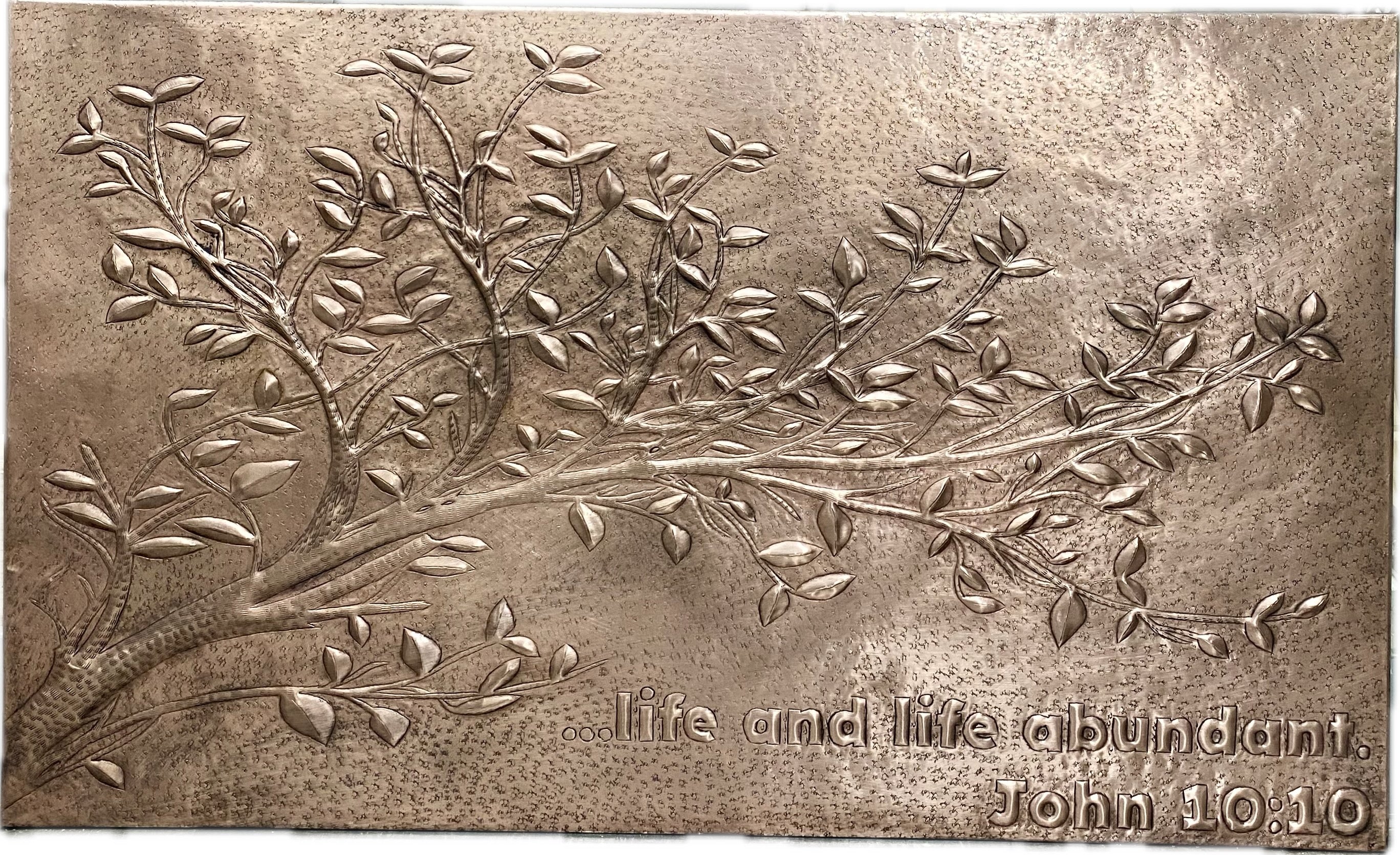 Branches Copper Backsplash