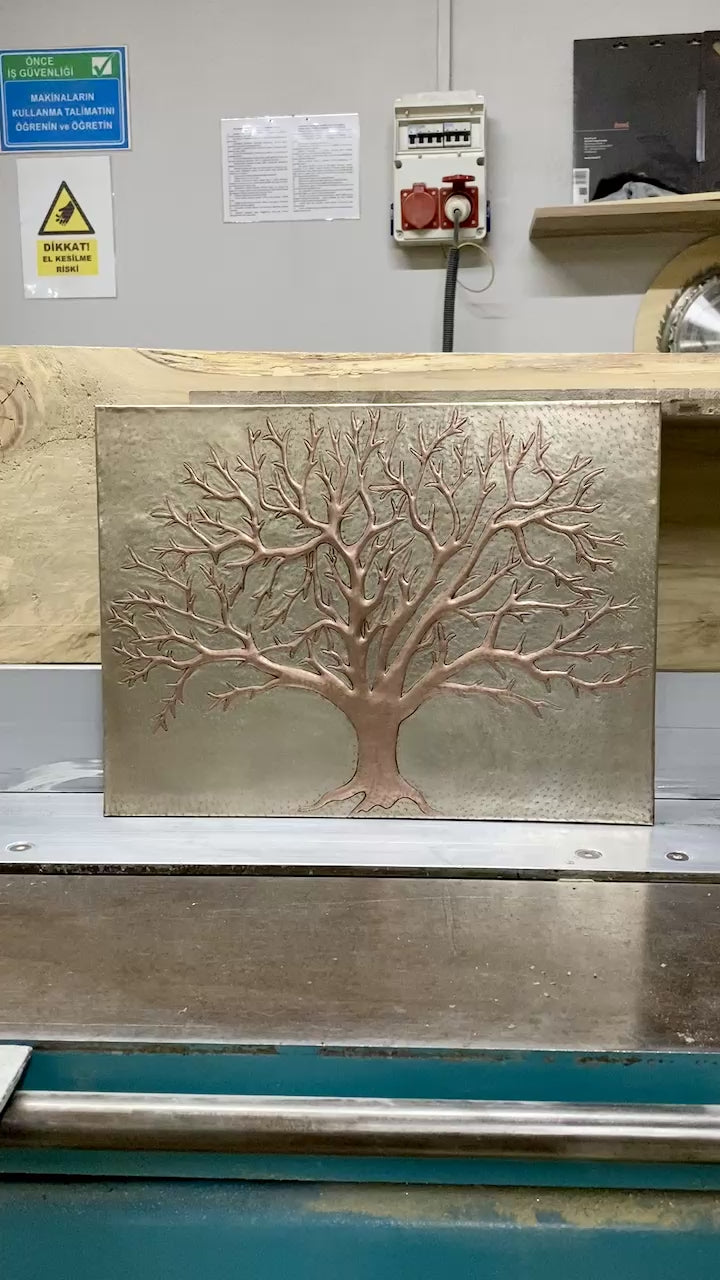 Ancient Tree Copper Backsplash