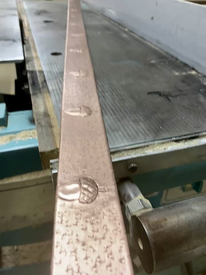 Copper Backsplash Trim Strip (Design Options, Custom Size)