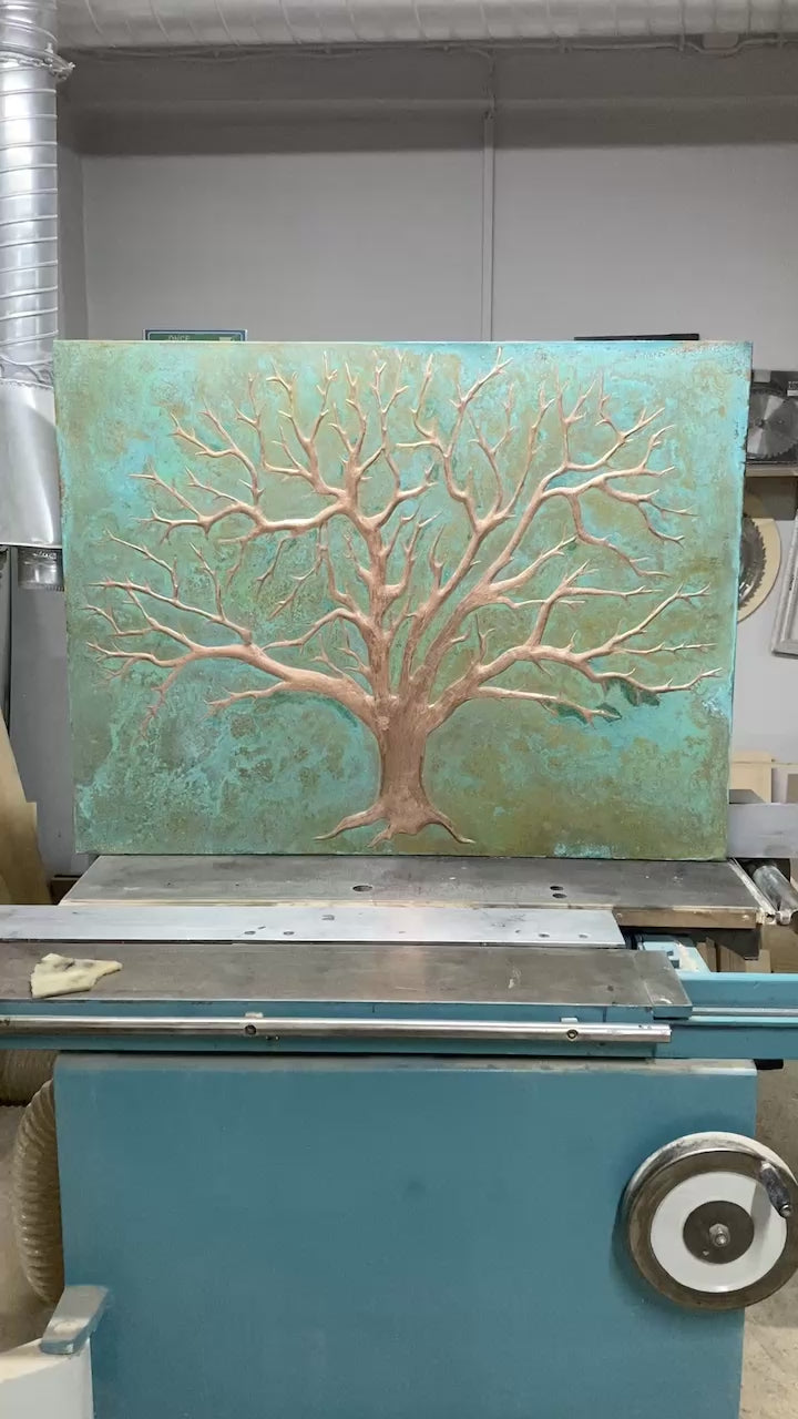 Ancient Tree Copper Backsplash