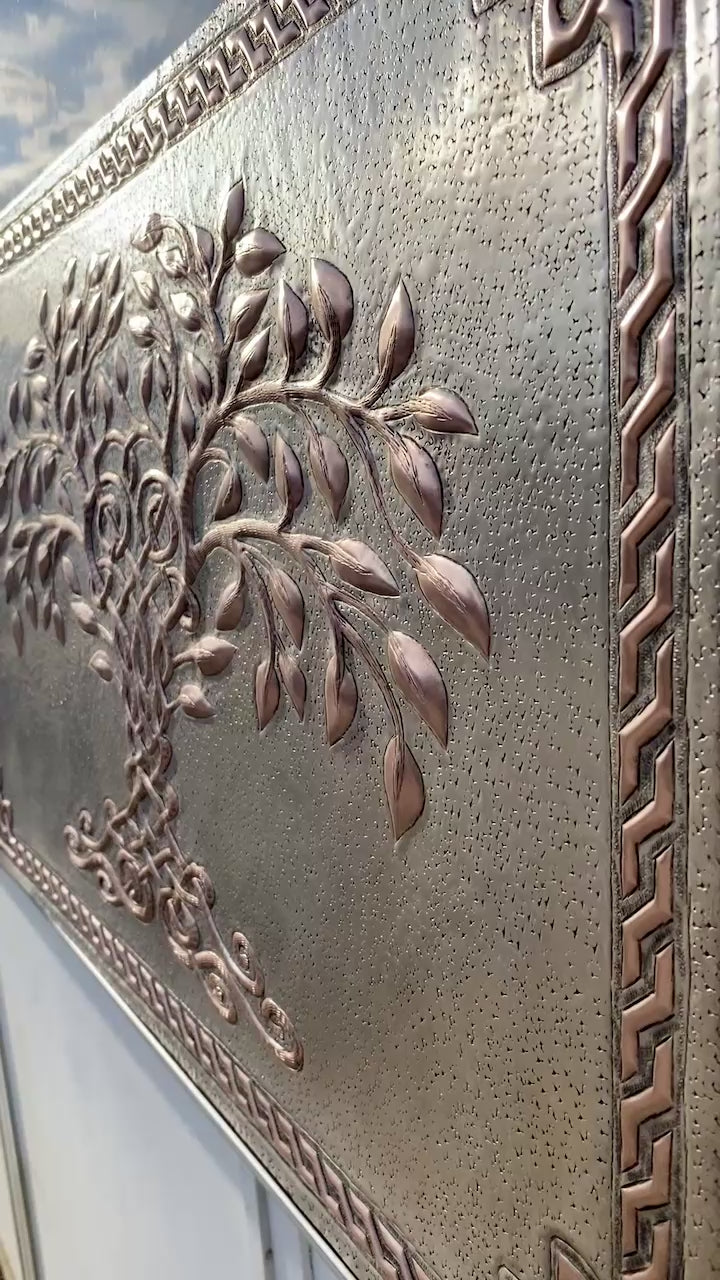 Celtic Tree of Life Copper Backsplash